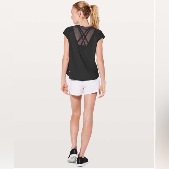 Lululemon For The Run Short Sleeve - Black - Picture 3 of 4